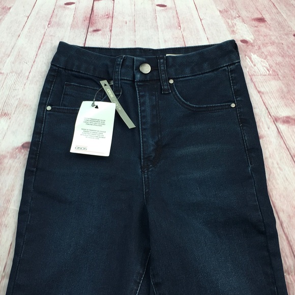 🐞NWT ASOS Design High Rise Ridley Skinny Jean Size 24x30” - Picture 6 of 15